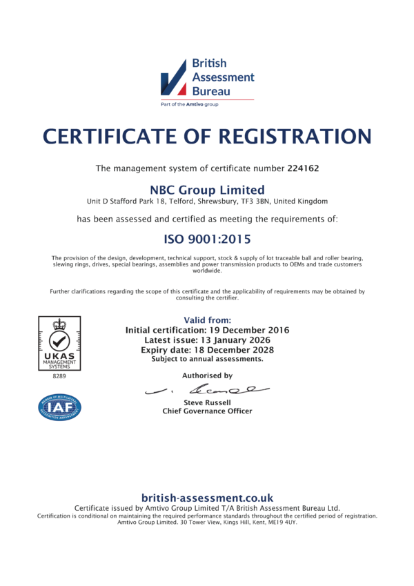 Amtivo Certificate